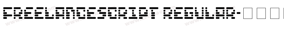 FreelanceScript Regular字体转换
